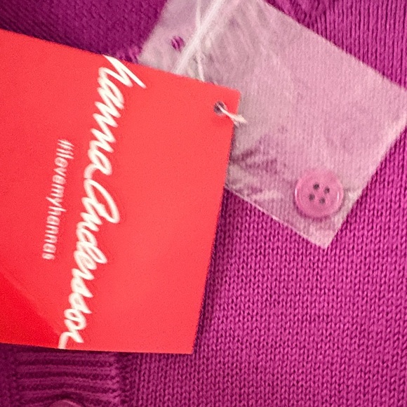 New Hanna Andersson Purple Cardigan - Picture 4 of 7